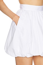 Dolce & Gabbana Mini Skirt in Optical White, view 6, click to view large image.