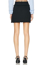 Dolce & Gabbana Mini Skirt in Nero, view 4, click to view large image.