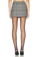 Dolce & Gabbana Mini Skirt in Check Tartan, view 4, click to view large image.