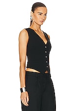 Dolce & Gabbana Vest Top in Nero, view 2, click to view large image.