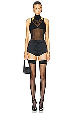 Dolce & Gabbana Halter Top in Nero, view 4, click to view large image.
