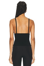 Dolce & Gabbana Knit Tank Top in Nero, view 3, click to view large image.