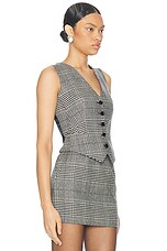 Dolce & Gabbana Vest in Check Tartan, view 2, click to view large image.