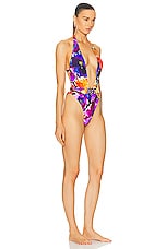 Dolce & Gabbana One Piece Swimsuit in Fiori, view 2, click to view large image.