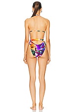 Dolce & Gabbana One Piece Swimsuit in Fiori, view 3, click to view large image.