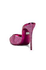 Dolce & Gabbana Keira Mule in Bouganville & Fuxia, view 3, click to view large image.