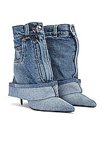 Dolce & Gabbana Pant Boot in Blue, view 1, click to view large image.