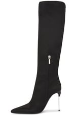 Dolce & Gabbana Knee High Boot in Nero, view 5, click to view large image.