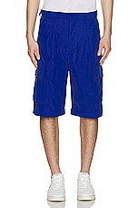 DOUBLE RAINBOUU Cargo Zip Pant in Electric Blue, view 7, click to view large image.