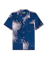 DOUBLE RAINBOUU Short Sleeve Hawaiian Shirt in Ce La Vie, view 1, click to view large image.