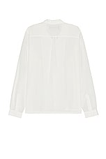 DOUBLE RAINBOUU Long Sleeve Shirt in Blazed White, view 2, click to view large image.