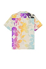 DOUBLE RAINBOUU Short Sleeve Hawaiian Shirt in Futuro Beach, view 2, click to view large image.