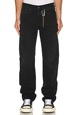 DARKPARK Larry Slim Fit Denim in Black, view 4, click to view large image.