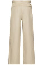 DARKPARK Daniel Wide Leg Trousers in Beige, view 2, click to view large image.