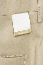 DARKPARK Daniel Wide Leg Trousers in Beige, view 3, click to view large image.