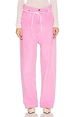 DARKPARK Iris Oversized Pant in Acid Pink, view 1, click to view large image.