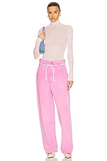 DARKPARK Iris Oversized Pant in Acid Pink, view 4, click to view large image.