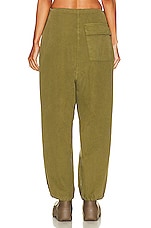 DARKPARK Blair Vintage Trouser in Military Green, view 4, click to view large image.