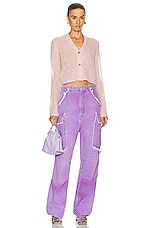 DARKPARK Vivi Cargo Pant in Acid Purple, view 5, click to view large image.