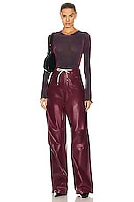 DARKPARK Daisy Military Trouser in Burgundy, view 4, click to view large image.