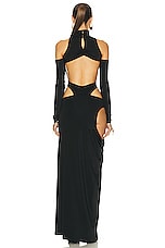Di Petsa Temptress Dress in Black, view 4, click to view large image.
