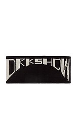 DRKSHDW by Rick Owens Headband in Black & Pearl | FWRD