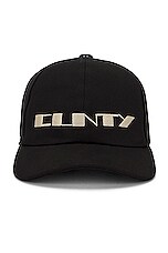 帽子 rick owens DRKSHDW CUNTY BASEBALL CAP DRKSHDW by Rick Owens Cunty Baseball Cap in Black & Pearl | FWRD