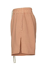 DRKSHDW by Rick Owens Long Boxer in Dark Pink, view 3, click to view large image.