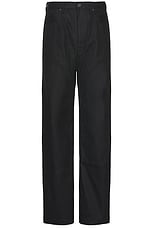DRKSHDW by Rick Owens Double Knee Geth Cut Jean in Black, view 1, click to view large image.