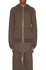 DRKSHDW by Rick Owens Gimp Hoodie in Dust, view 3, click to view large image.