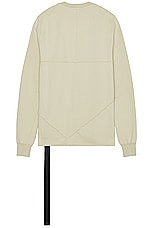 DRKSHDW by Rick Owens Crewneck Sweater in Pearl, view 2, click to view large image.