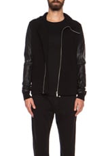 DRKSHDW by Rick Owens Mollino Sweat Cotton Jacket in Black | FWRD