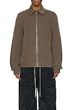 DRKSHDW by Rick Owens Zipfront Jacket in Dust, view 3, click to view large image.