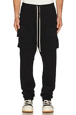 DRKSHDW by Rick Owens Creatch Cargo Drawstring in Black | FWRD