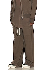 DRKSHDW by Rick Owens Creatch Cargo Drawstring Pants in Dust, view 4, click to view large image.