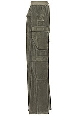DRKSHDW by Rick Owens Double Cargo Jumbo Belas Pants in Blue, view 3, click to view large image.