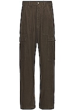 DRKSHDW by Rick Owens Cargo Trousers in Dust, view 1, click to view large image.