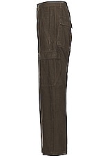 DRKSHDW by Rick Owens Cargo Trousers in Dust, view 3, click to view large image.