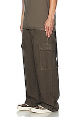 DRKSHDW by Rick Owens Cargo Trousers in Dust, view 5, click to view large image.
