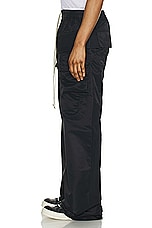 DRKSHDW by Rick Owens Creatch Cargo Wide Pant in Black, view 5, click to view large image.