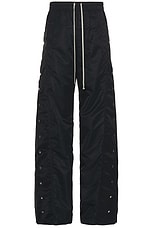 DRKSHDW by Rick Owens Babel Pusher Pant in Black, view 1, click to view large image.