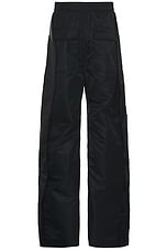 DRKSHDW by Rick Owens Babel Pusher Pant in Black, view 2, click to view large image.