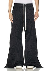 DRKSHDW by Rick Owens Babel Pusher Pant in Black, view 4, click to view large image.