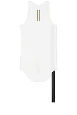 DRKSHDW by Rick Owens DRK Tank in Milk, view 1, click to view large image.