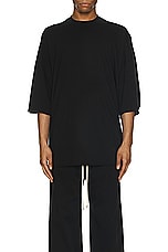 DRKSHDW by Rick Owens Tommy T in Black, view 3, click to view large image.
