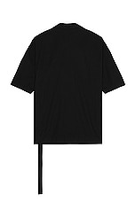 DRKSHDW by Rick Owens Magnum Tommy Shirt in Black, view 2, click to view large image.