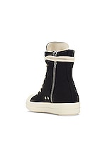 DRKSHDW by Rick Owens Sneaks in Black & Milk, view 3, click to view large image.
