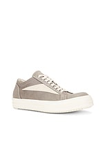 DRKSHDW by Rick Owens Vintage Sneaker in Pearl & Milk, view 2, click to view large image.