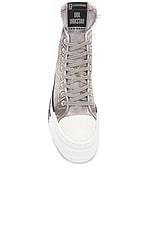 DRKSHDW by Rick Owens x Converse DBL Drkstar Hi Sneaker in Overdyed Concrete, view 4, click to view large image.