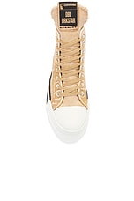 DRKSHDW by Rick Owens x Converse DBL Drkstar Hi Sneaker in Overdyed Blonde, view 4, click to view large image.